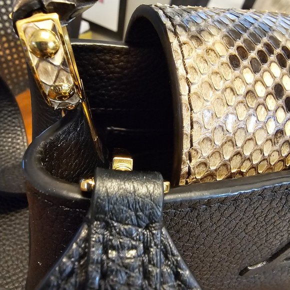 Louis Vuitton Capucines Mini python trim *SALE* - Picture 4 of 16